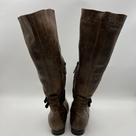 Duccio Del Duca Milano Italian Leather Riding Boots Size 37/6.5 - Picture 12 of 13